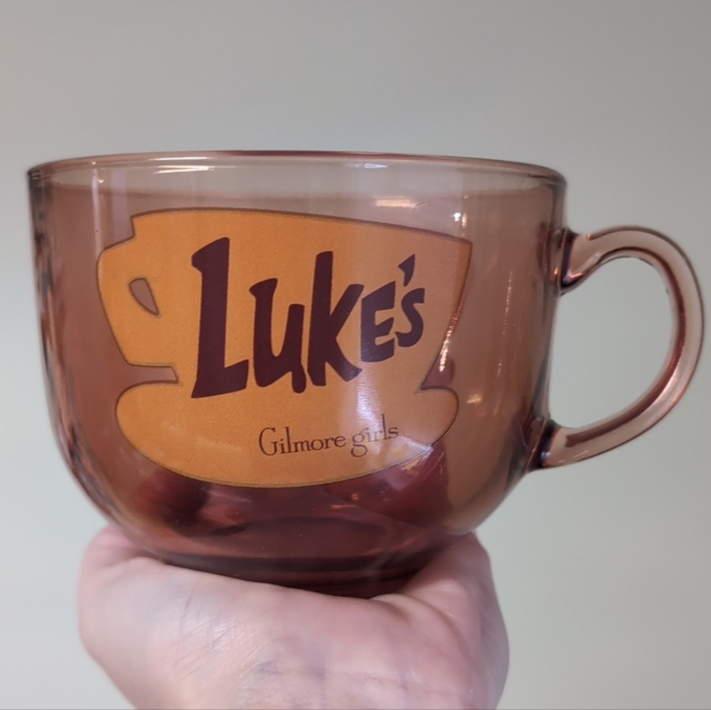 Gilmore Girls LUKE'S Glass Mug ☕ (Licensed)